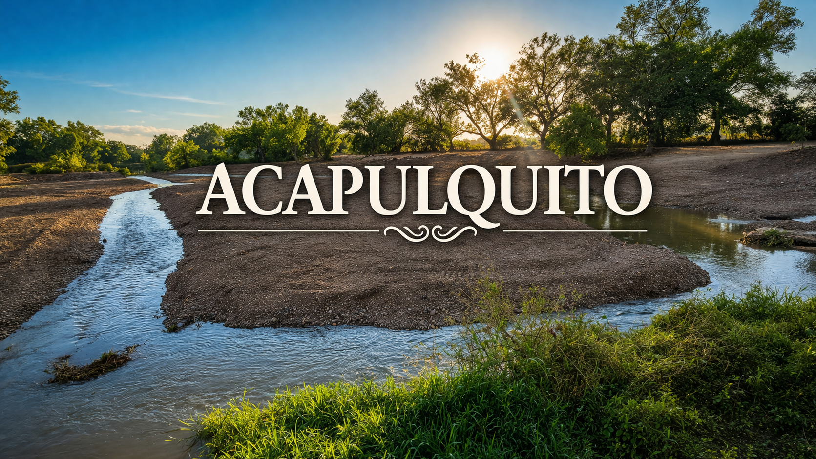 Paisaje dorado en Acapulquito