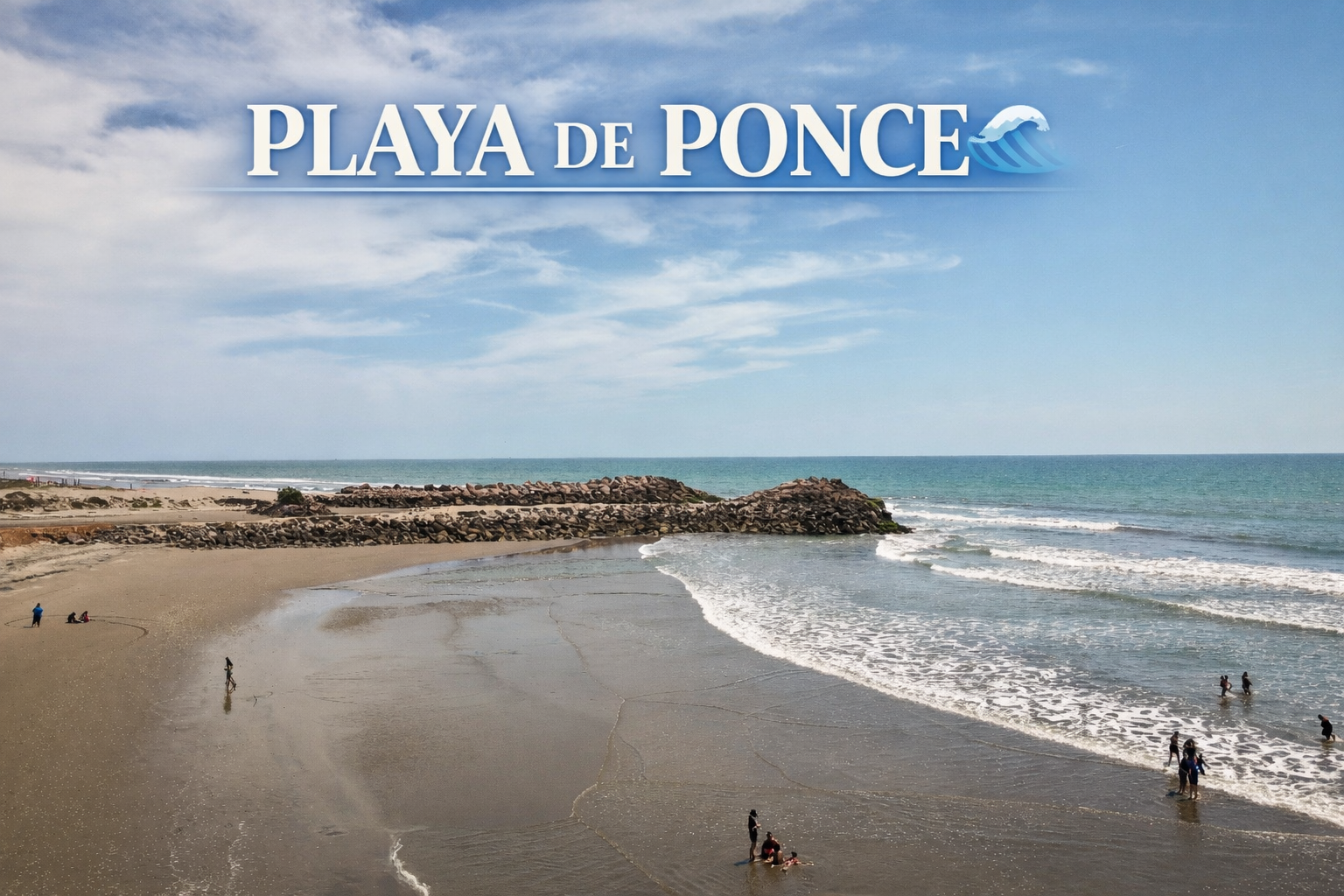 Playa tranquila de Ponce
