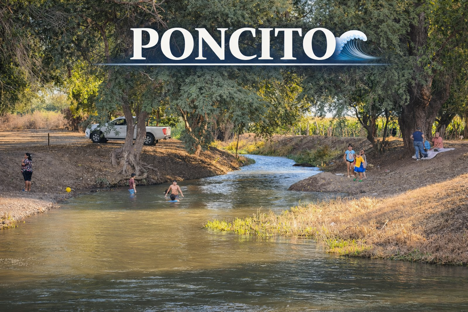 Poncito_ día en el río